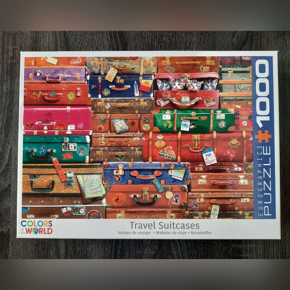 Eurographics Puzzle "Travel Suitcases" 1000 Pieces - Picture 2 of 6